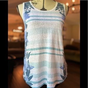 Gap slub knit tank top